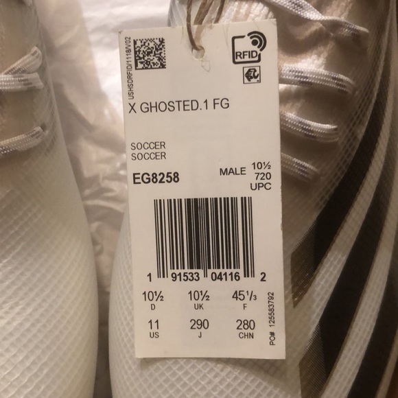 New with tags Adidas X Ghosted. 1 FG 'InFlight Pack' size 11 - Picture 11 of 12